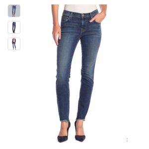 J Brand Women's Blue Maude Mid Rise Skinny Jeans